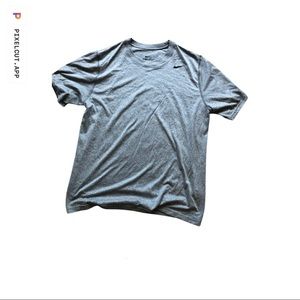 Gray Nike workout shirt